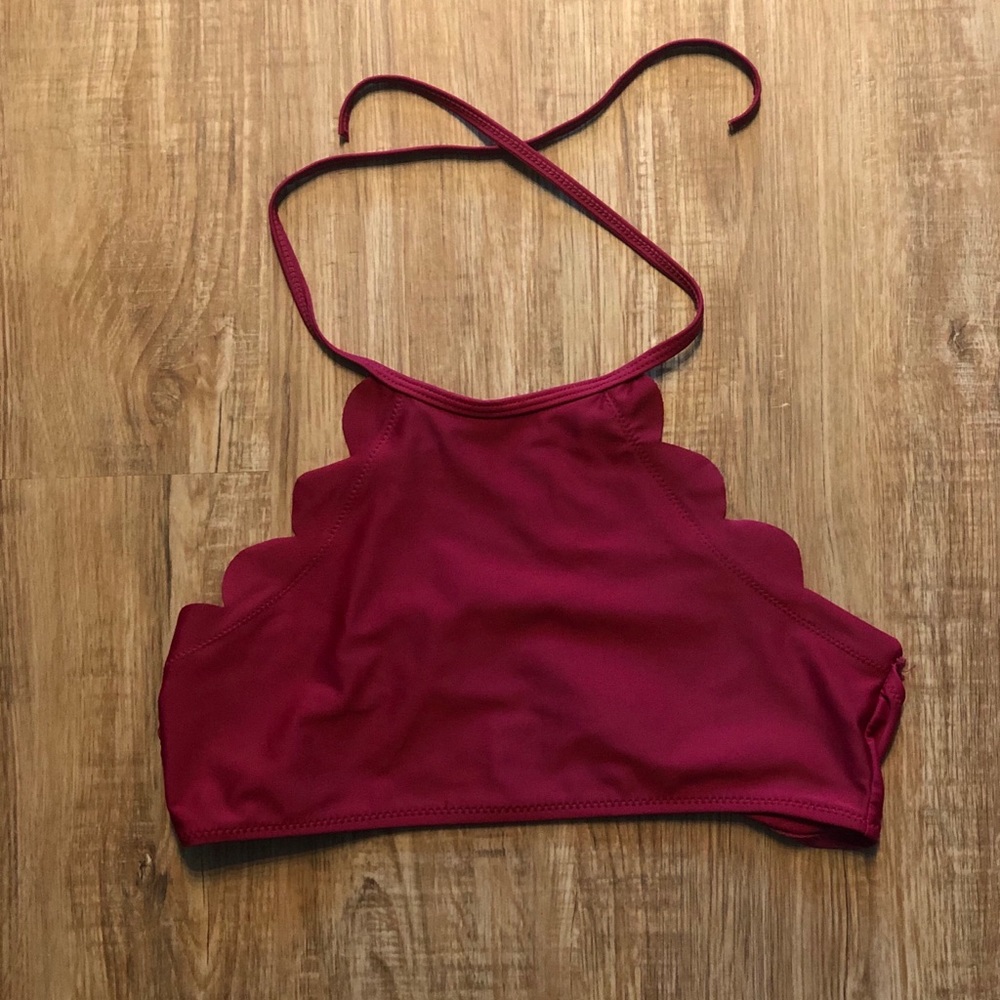 High neck bikini top